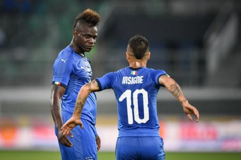 Italia Menang pada Debut Mancini, Balotelli Cetak Gol