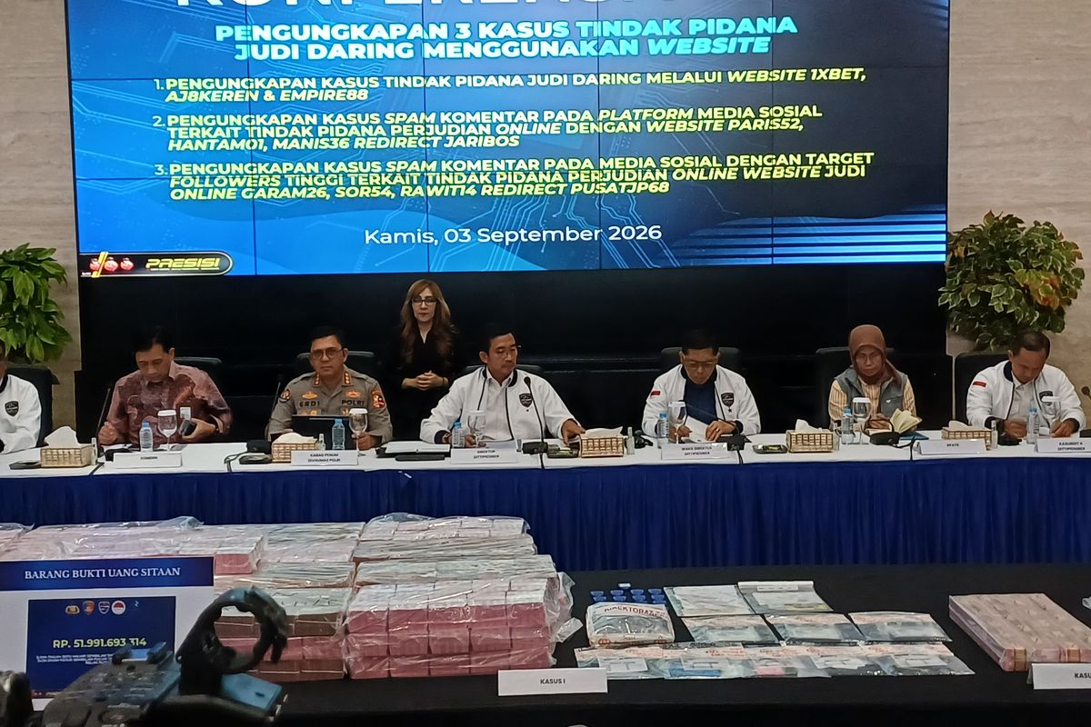 M Rauop 3 Situs Judol Dikontrol dari Luar Negeri, Raup Rp 8,6 M per Hari