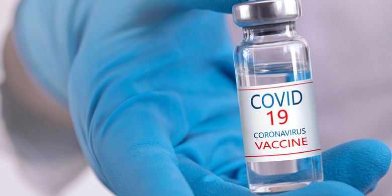 Ilustrasi vaksin Covid-19 yang sedang dikembangkan. 