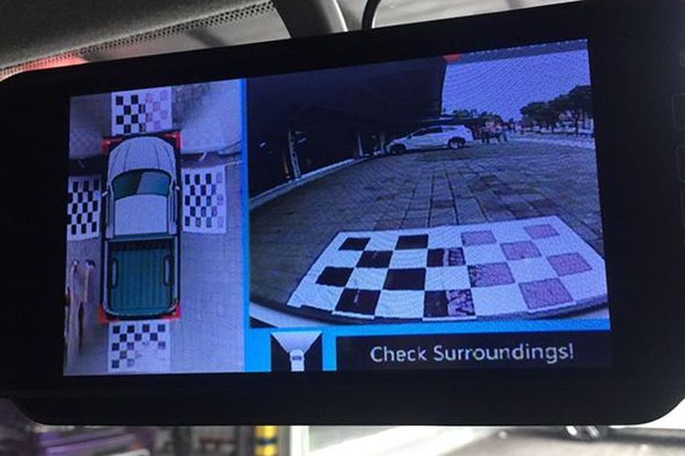 Kamera 360 derajat untuk membantu pandangan sekeliling kendaraan