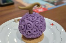 Sensasi Makan Buah Gomu Gomu di One Piece Cafe, Senayan Park