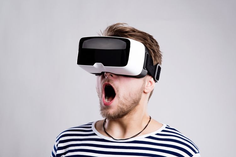 Ilustrasi virtual reality