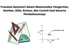 Translasi Geomteri dalam Matematika: Pengertian, Gambar, Sifat, Rumus, dan Contoh Soal beserta Pembahasannya