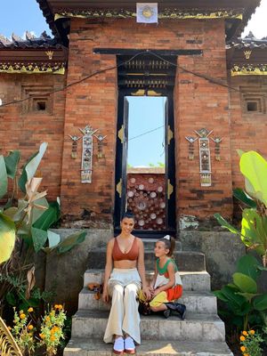 Salah satu unggahan foto Kourtney Kardashian ketika berlibur di Bali.