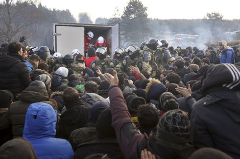 Krisis Migran di Perbatasan Polandia-Belarus, 4.000 Orang Akan Telantar Lebih Lama