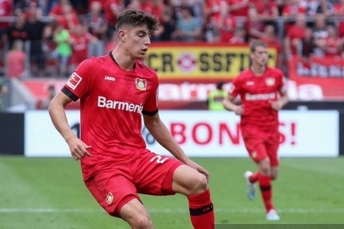 Pemain muda asal Bayer Leverkusen, Kai Havertz menjadi incaran klub-klub besar Liga Inggris.