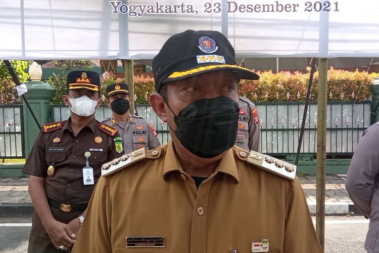 Wakil Walikota Yogyakarta Haryadi Suyuti ditemui di Jalan Ipda Tut Harsono, Kamis (23/12/2021)