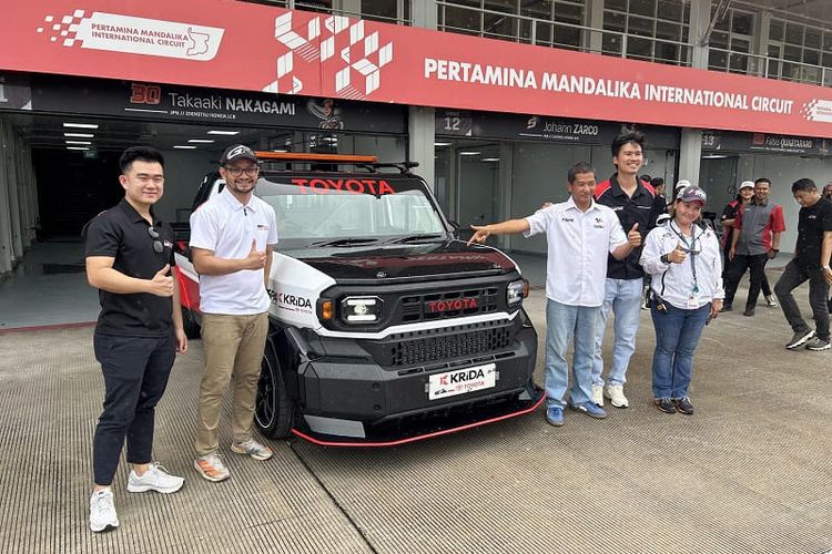 Toyota Hilux Rangga versi modifikasi disumbangkan ke Mandalika Grand Prix Association (MGPA)