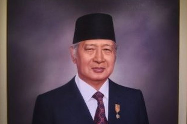 Potret Presiden Soeharto.