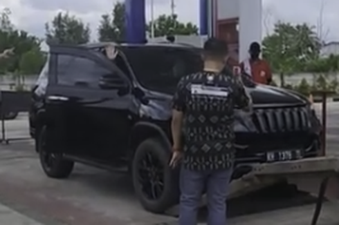 Video Viral Fortuner Bensin Salah Isi Dexlite di SPBU, Langsung Towing