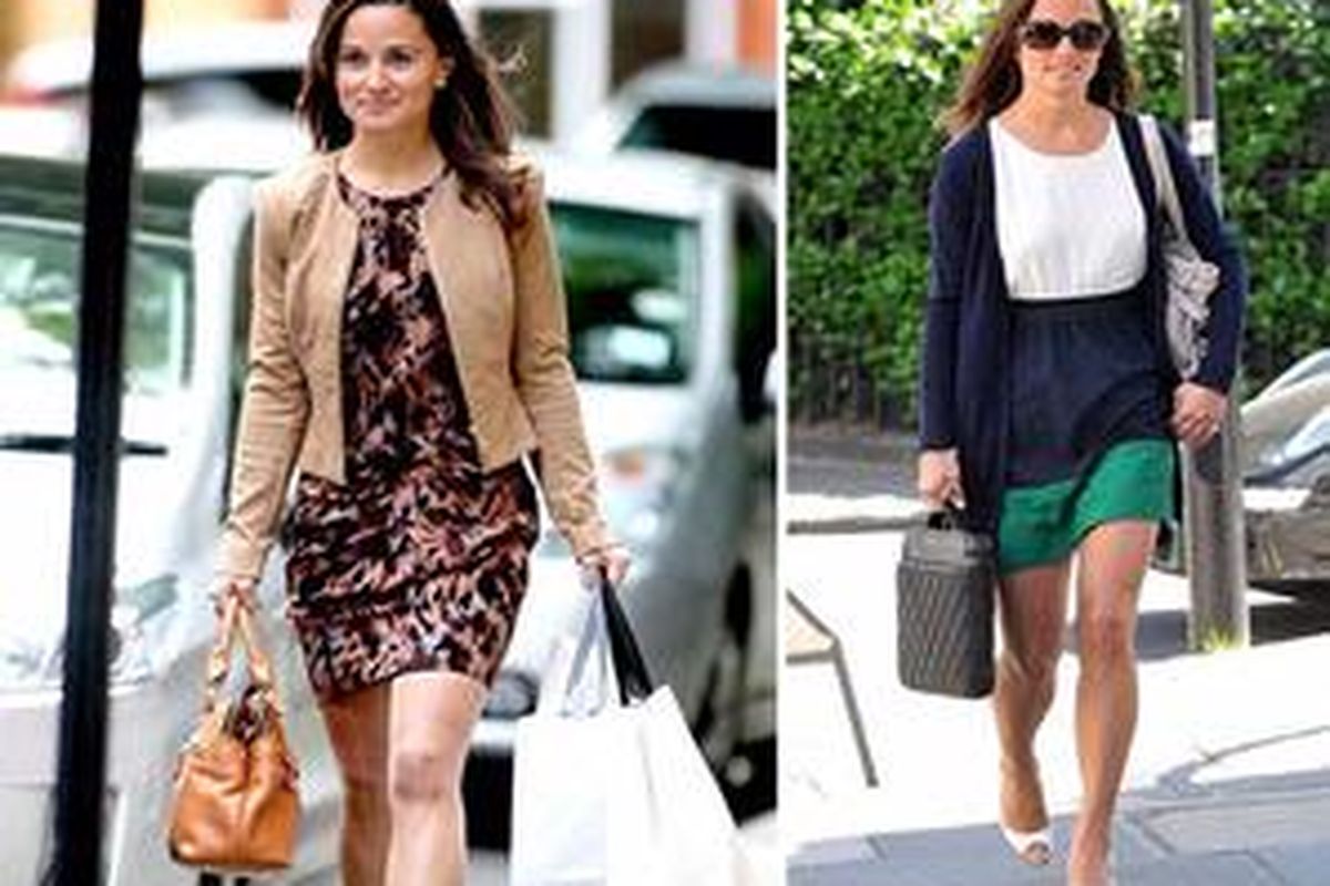 Pippa meniru cara berpakaian sang kakak yang bergaya high street.