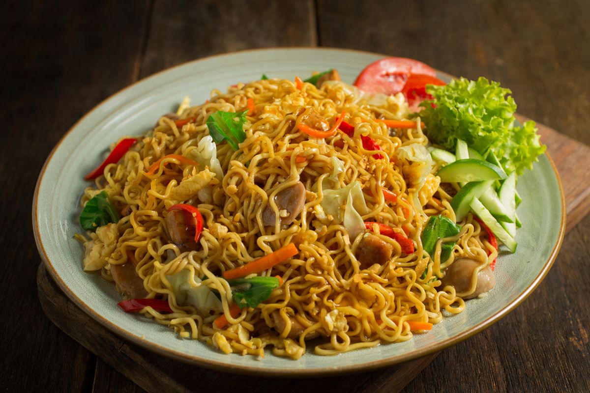 ilustrasi bakmi goreng
