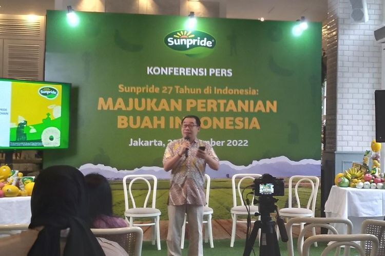 CEO Fresh Fruit and GTM Cindyanto Kristian di Jakarta, Kamis (22/12/2022).