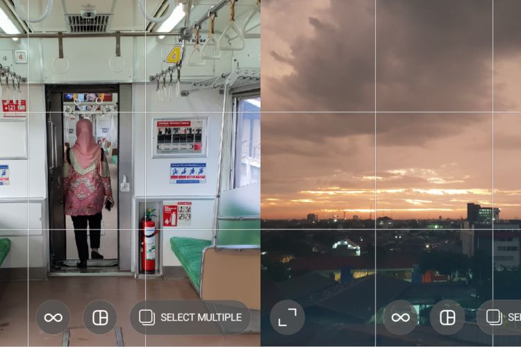 Ilustrasi Grid di Aplikasi Edit Foto