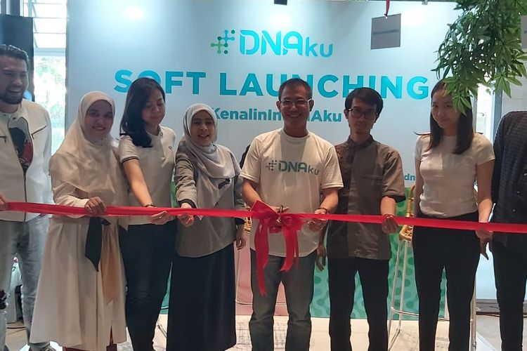 Peluncuran layanan DNAku di Jakarta, Kamis (15/8/2019).