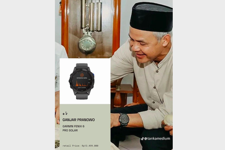 Pilihan jam tangan Ganjar Pranowo
