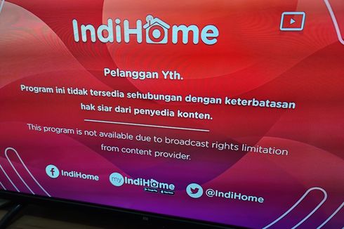 IndiHome Sebut Tak Ada Pembatasan Siaran 