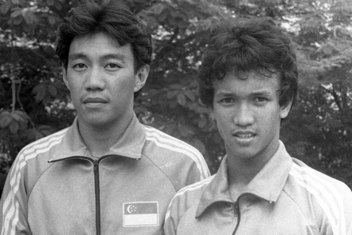 David Lee dan Fandi Ahmad sempat meramaikan persepakbolaan nasional pada awal 1980-an. 