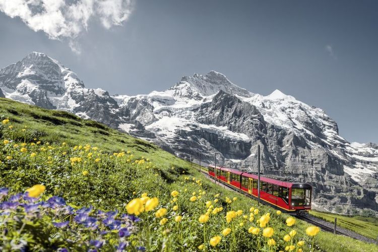 5 Gunung di Swiss yang Bisa Dikunjungi dengan Cable Car Halaman all -  Kompas.com