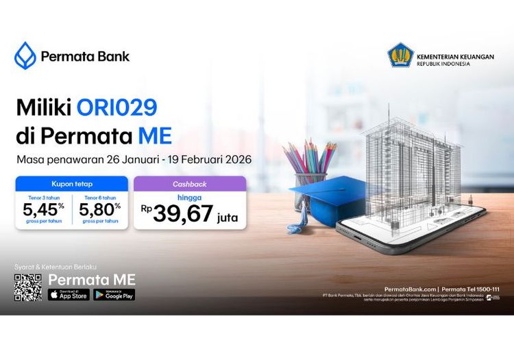 Beli ORI029 di Permata ME Bisa Dapat Cashback hingga Rp 39,67 Juta, Begini Caranya