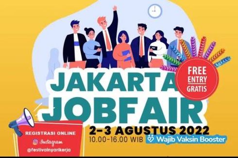 Ada 20.000 Lowongan Kerja di Jakarta Job Fair 2022, Ini Cara Daftarnya