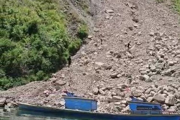 Penambangan Batu di Danau Toba Viral, Pemprov Sumut Pastikan Aktivitas Itu Ilegal