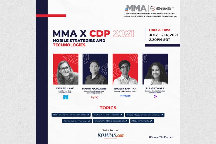 Acara MMA x CDP berlangsung secara daring pada 13-14 Juli 2021. 