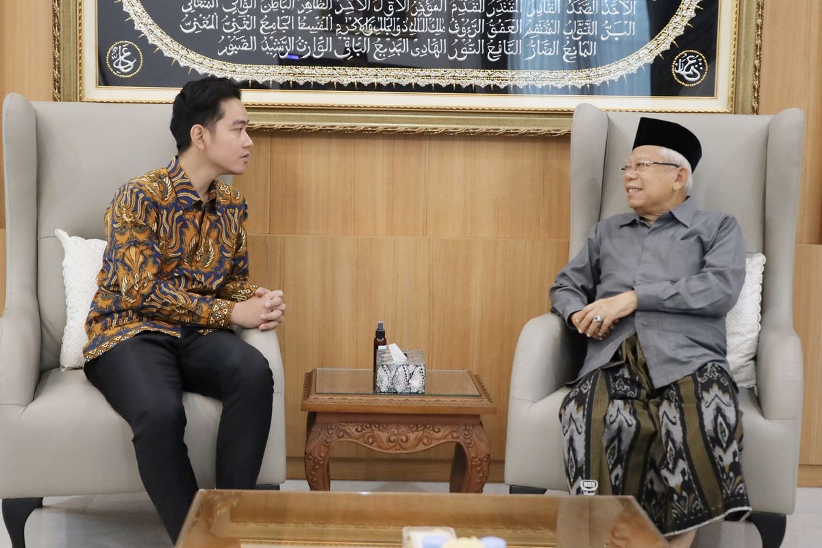 Halalbihalal, Wapres Gibran Sambangi Kediaman Ma’ruf Amin