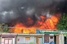 Gedung IV Pasar Horas Pematangsiantar Terbakar, Api Berasal dari Kios