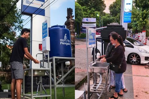 Bantu Pemerintah Lawan COVID-19, BRI Pasang Ratusan Sarana Cuci Tangan