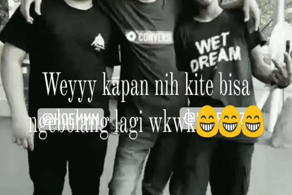 Unggahan Story akun Instagram milik Patra Eka als Etus, salah seorang napi yang tewas di Lembaga Pemasyarakatan (Lapas) Kelas I Tangerang, Kota Tangerang, pada Rabu (8/9/2021). Patra diduga mengunggah foto dirinya di fitur Story Instagram pada Selasa (7/9/2021) malam. 