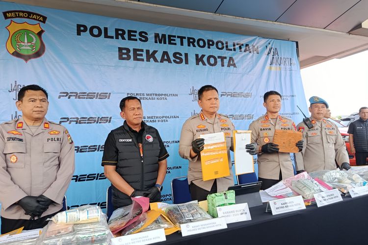 Polisi Bongkar Jaringan Sabu Lintas Bekasi–Bali, 5 Tersangka Dibekuk