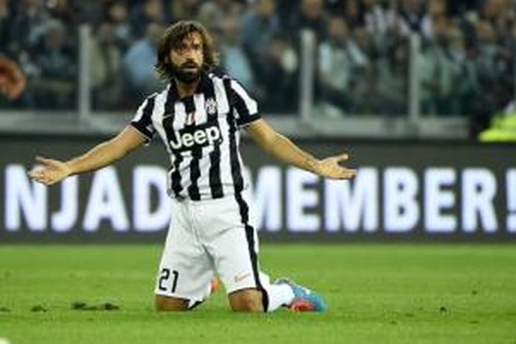 Gelandang Juventus asal Italia, Andrea Pirlo.
