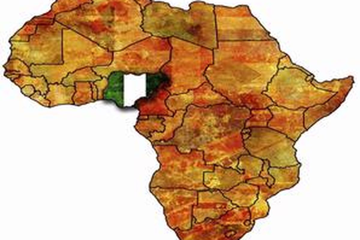 Nigeria dalam peta Afrika