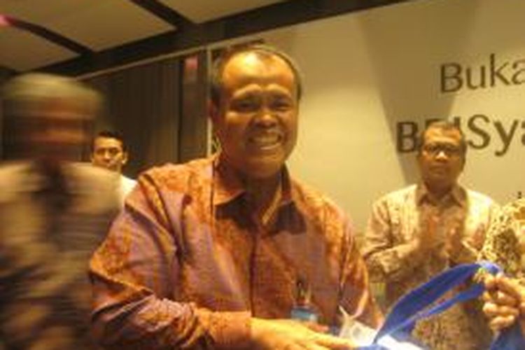 Presiden Direktur Bank Rakyat Indonesia (BRI) Syariah Moch. Hadi Santoso