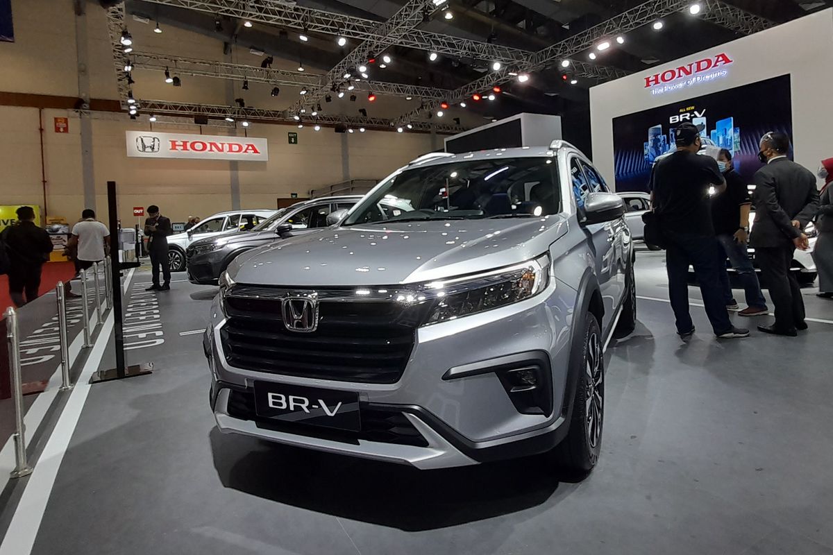 Honda BR-V di Jakarta Auto Week 2022, Sabtu (12/3/2022).