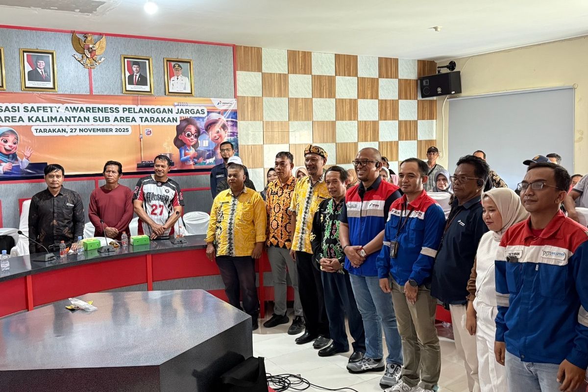 PGN SOR III Area Kalimantan mengadakan sosialisasi Public Safety and Security Awareness (PSSA) di Kantor Kelurahan Karang Rejo, Kecamatan Tarakan Barat, Kota Tarakan, pada Kamis (27/11).