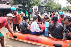 Banjir di Solo Tak Kunjung Surut, Warga yang Mengungsi Mencapai 3.898