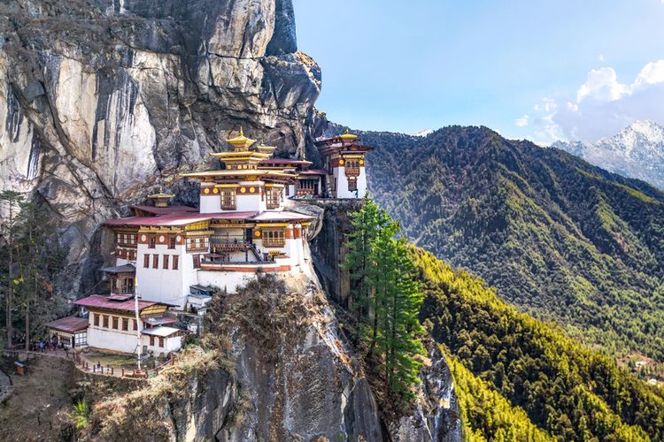 Taktsang Monastery atau Paro Taktsang di Bhutan