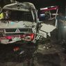 Sopir Mengantuk Akibatkan Minibus Travel Tabrak Bus yang Terparkir di Jalur Pantura Pasuruan, 4 Penumpang Luka-luka
