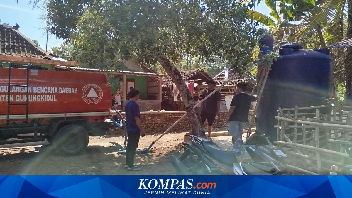 Rongkop Gunungkidul Dilanda Kekeringan, Pasokan PDAM Digilir Seminggu Sekali