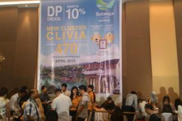 Peluncuran klaster Clivia perumahan Botanica Valley, di Alam Sutera, Tangerang, Banten, Senin (20/4/2015).