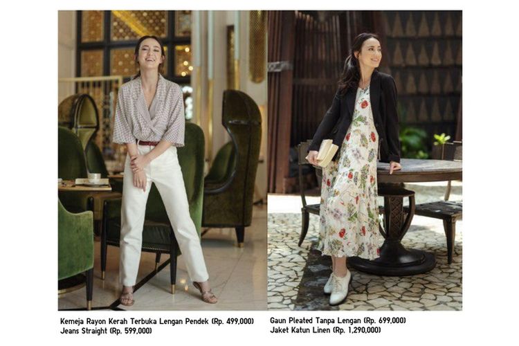 Inspirasi gaya Parisian Chic ala Julie Estelle dalam balutan busana Uniqlo dan Ines de la Fressange.