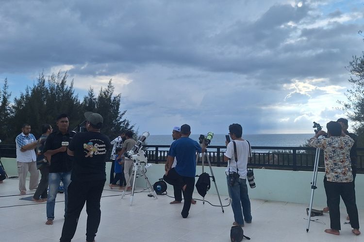 Pemantauan Hilal Awal Ramadhan 2025 di Aceh, Cuaca Mendung