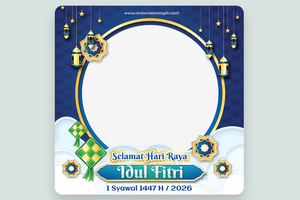 100 Twibbon Idul Fitri 2026 Keren dan Gratis buat Merayakan Lebaran 1447 H