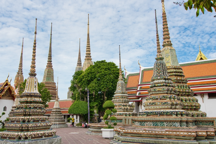 Kuil Pho, Bangkok, Thailand DOK. tourismthailandorg