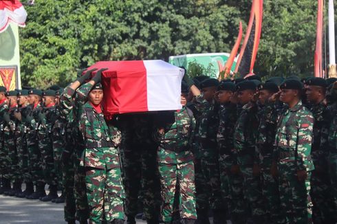 Sambut Jenazah Praka Sirwandi, Kasrem: TNI Sungguh-sungguh Jaga NKRI, Bukan Kaleng-kaleng