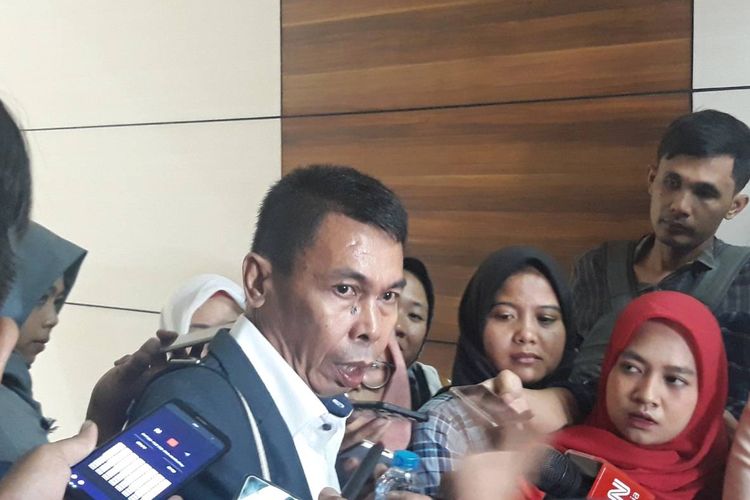 Calon pimpinan (capim) Komisi Pemberantasan Korupsi (KPK) Nawawi Pomolango di Kompleks Parlemen, Senayan, Jakarta, Rabu (11/9/2019).