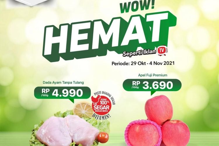 Katalog promo Transmart periode 29 Oktober-2 November 2021.