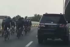 Viral Video Peleton Road Bike Terobos Masuk JLNT Antasari 